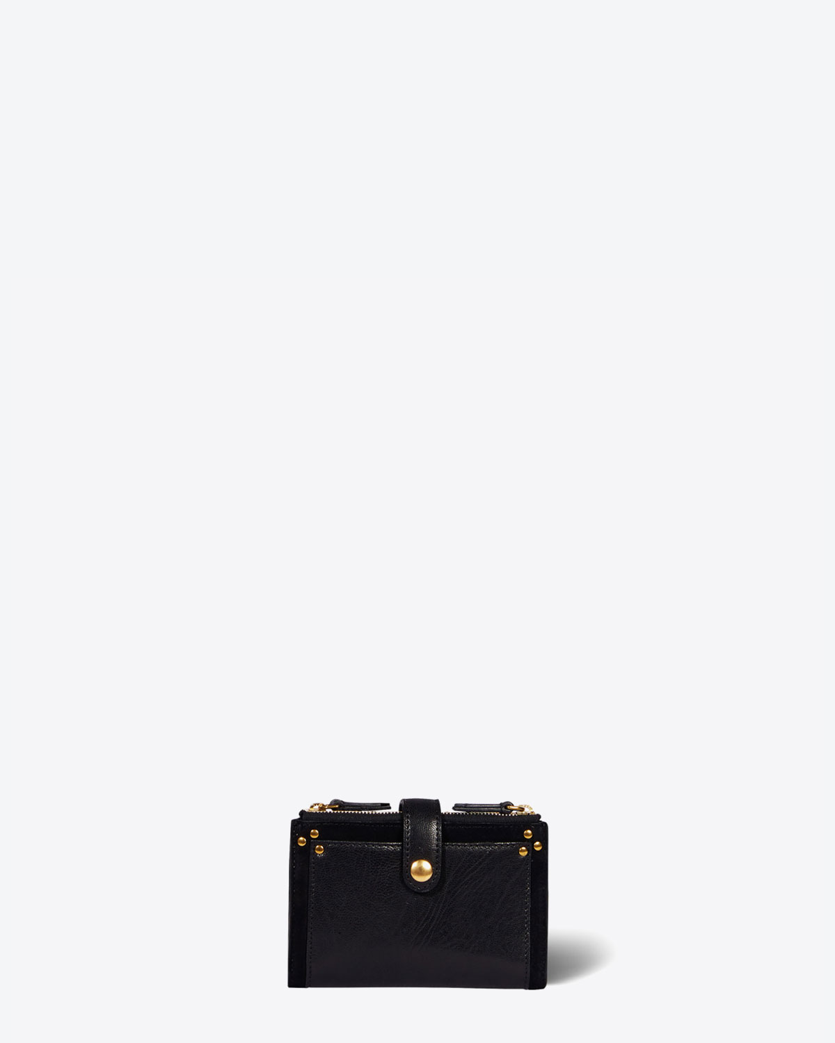 Jérôme Dreyfuss Accessoires Collection Carlo PM Goatskin Noir  