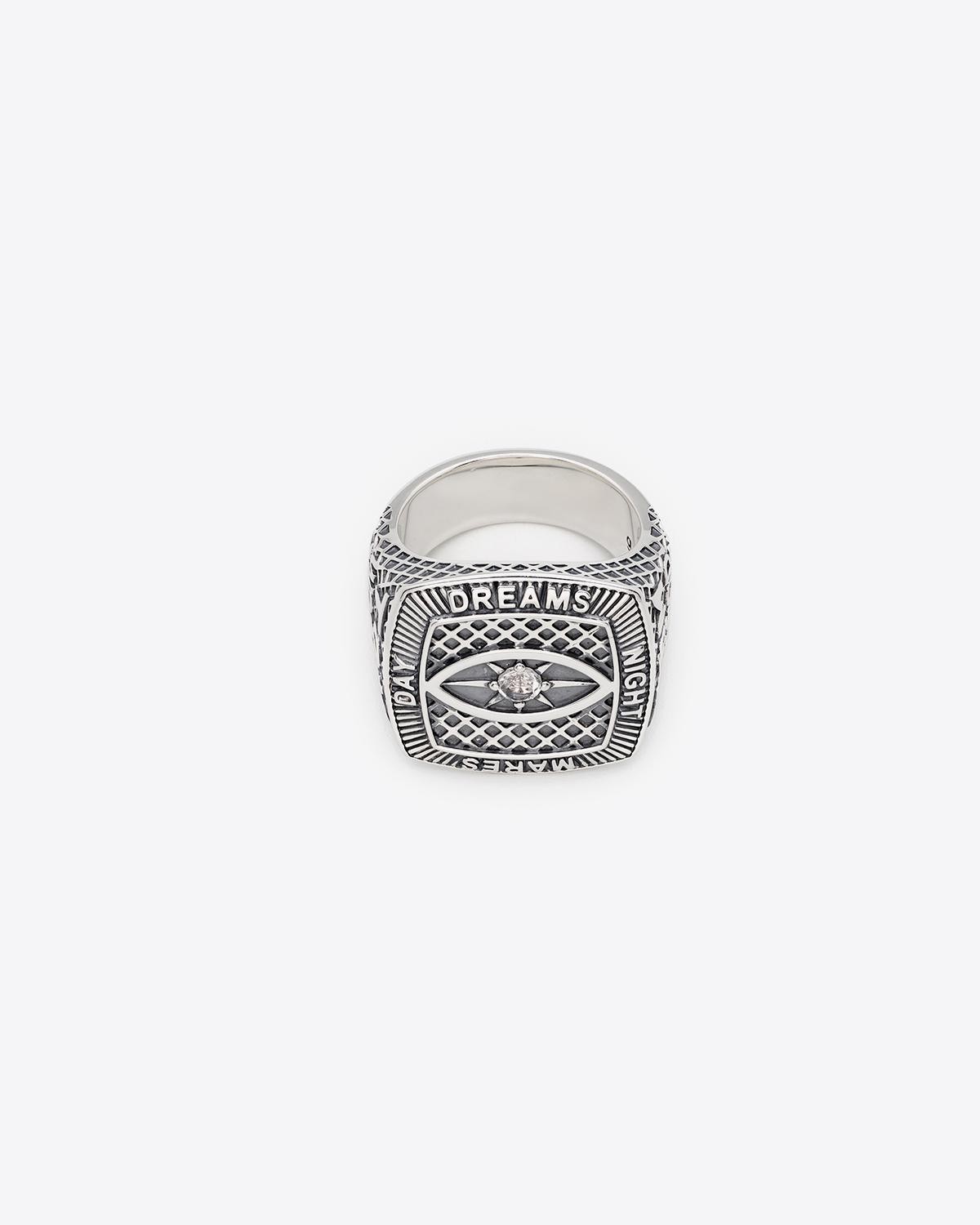 Tom Wood Bague Champion Crystal Eye