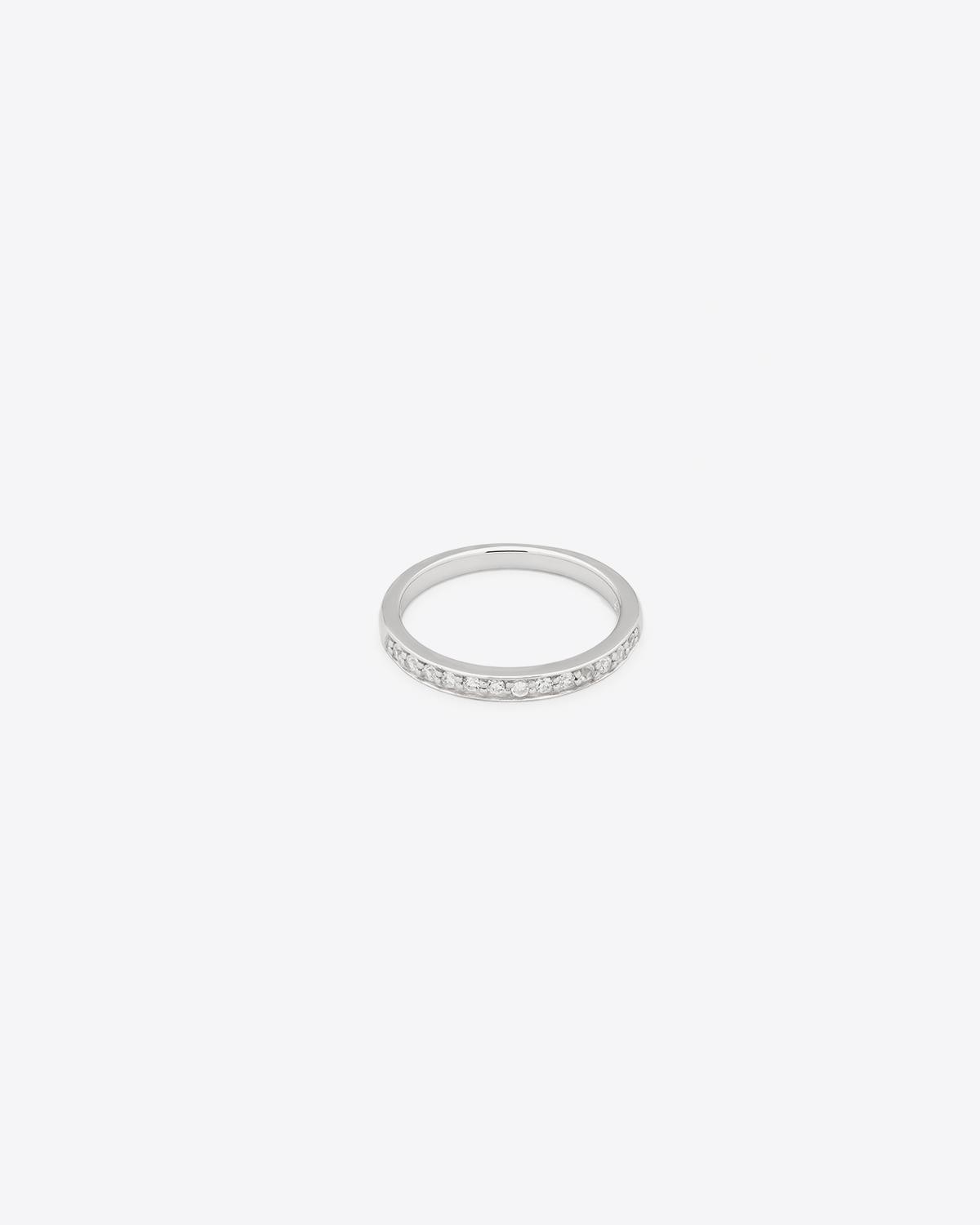 Tom Wood O Ring Zirconia Silver - Bague de phalange