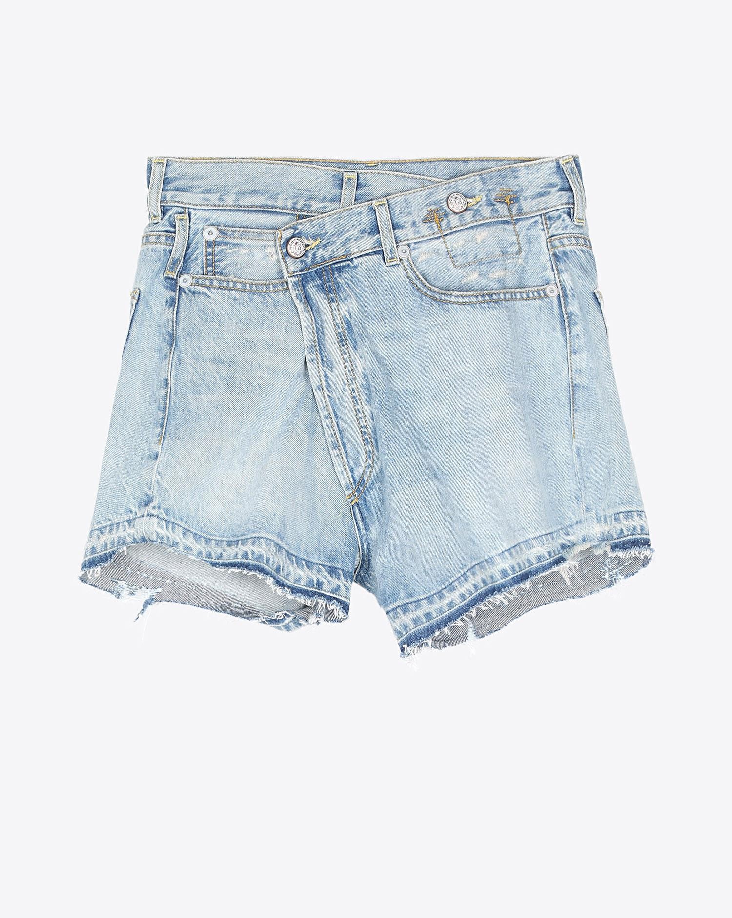 R13 Crossover Short - Tilly W Let Down Hem