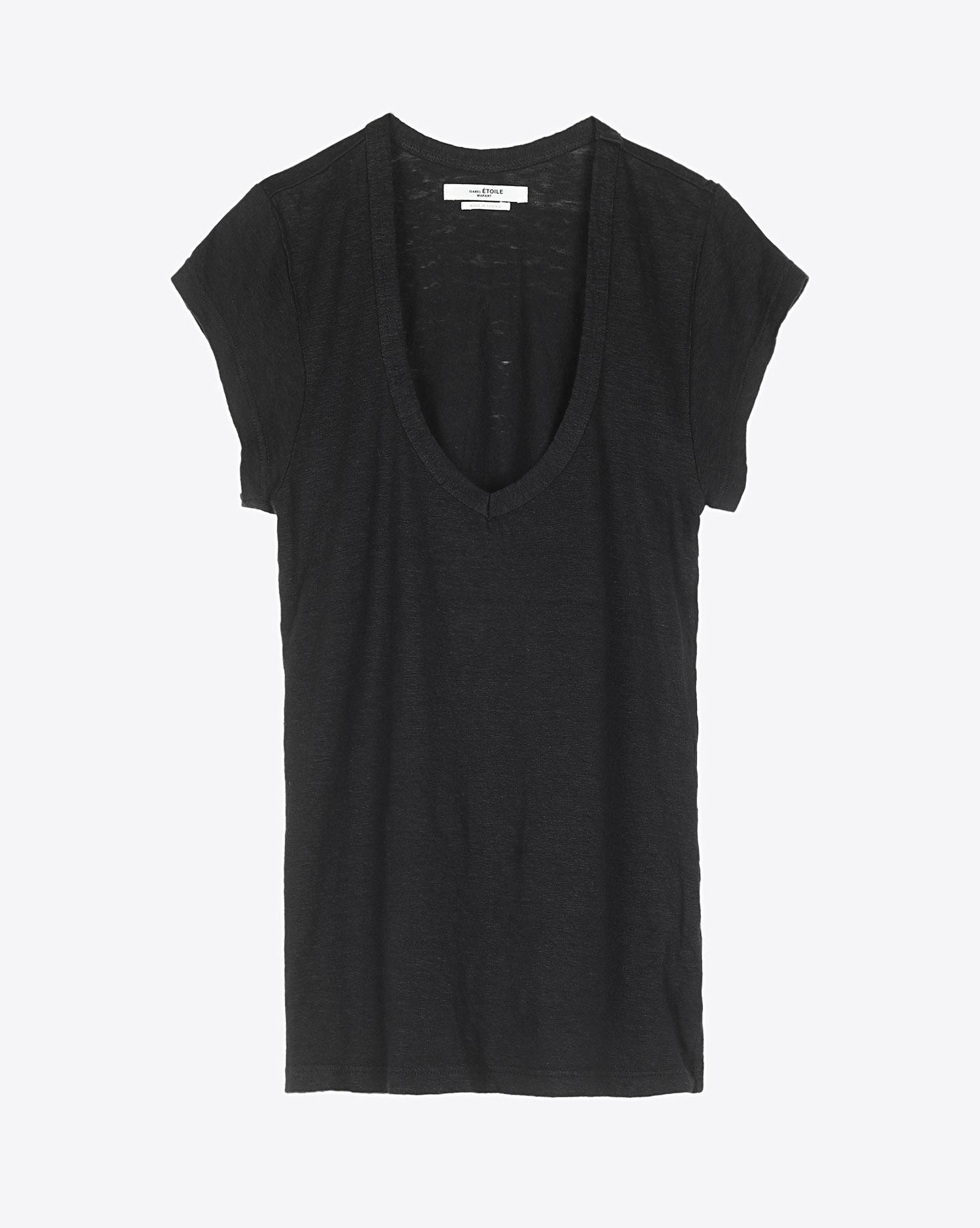 Isabel Marant Etoile Tee Shirt Zankou – Black