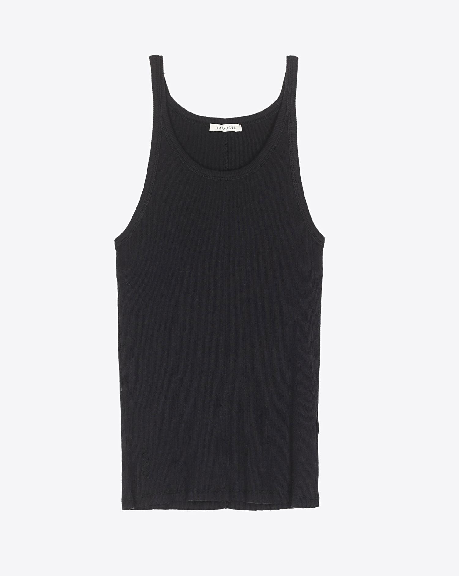 Ragdoll LA Racer Back Tank – Black