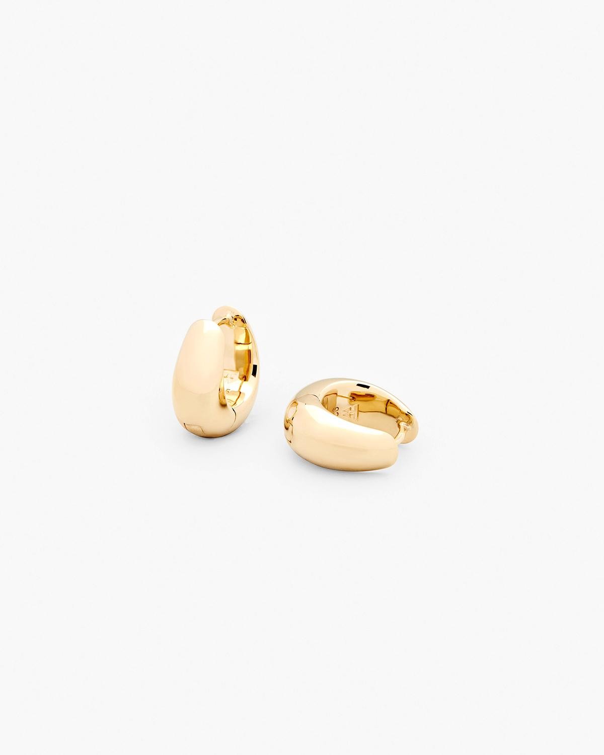 Tom Wood Ice Hoops Small - Gold   