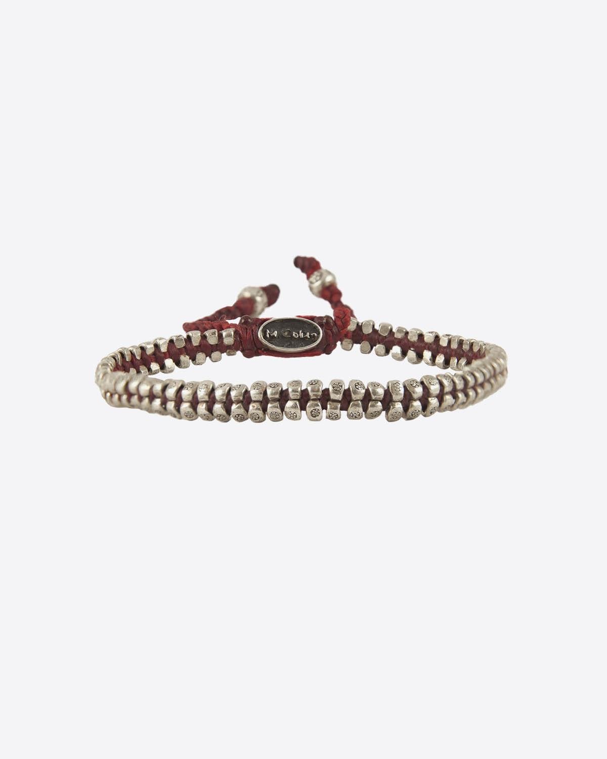 M.Cohen Bracelet 2 Rangs De Perles - Vert