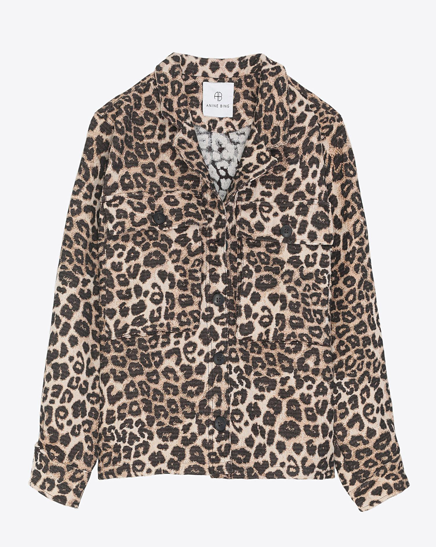 Anine Bing  Flynn Jacket - Leopard