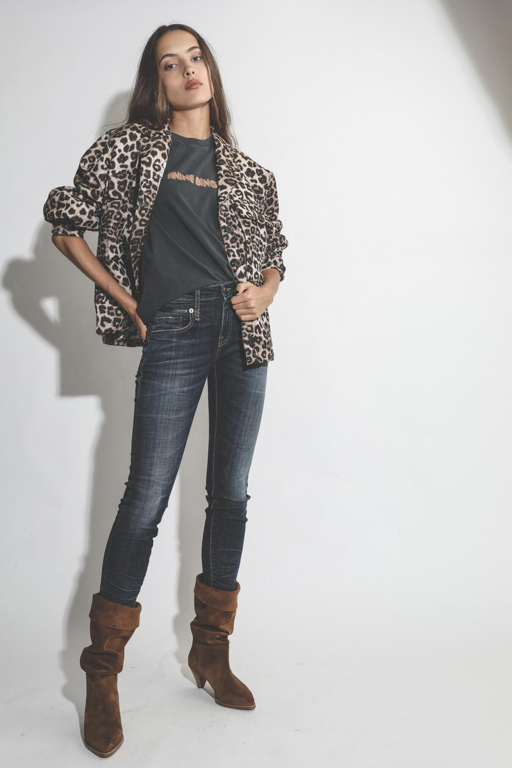 Anine Bing  Flynn Jacket - Leopard