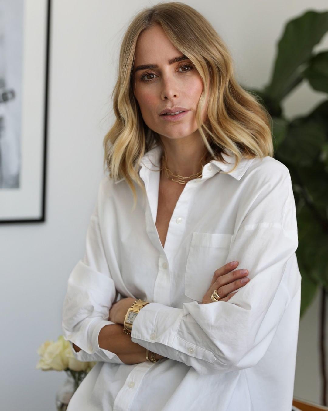 Anine Bing Mika Shirt - White   
