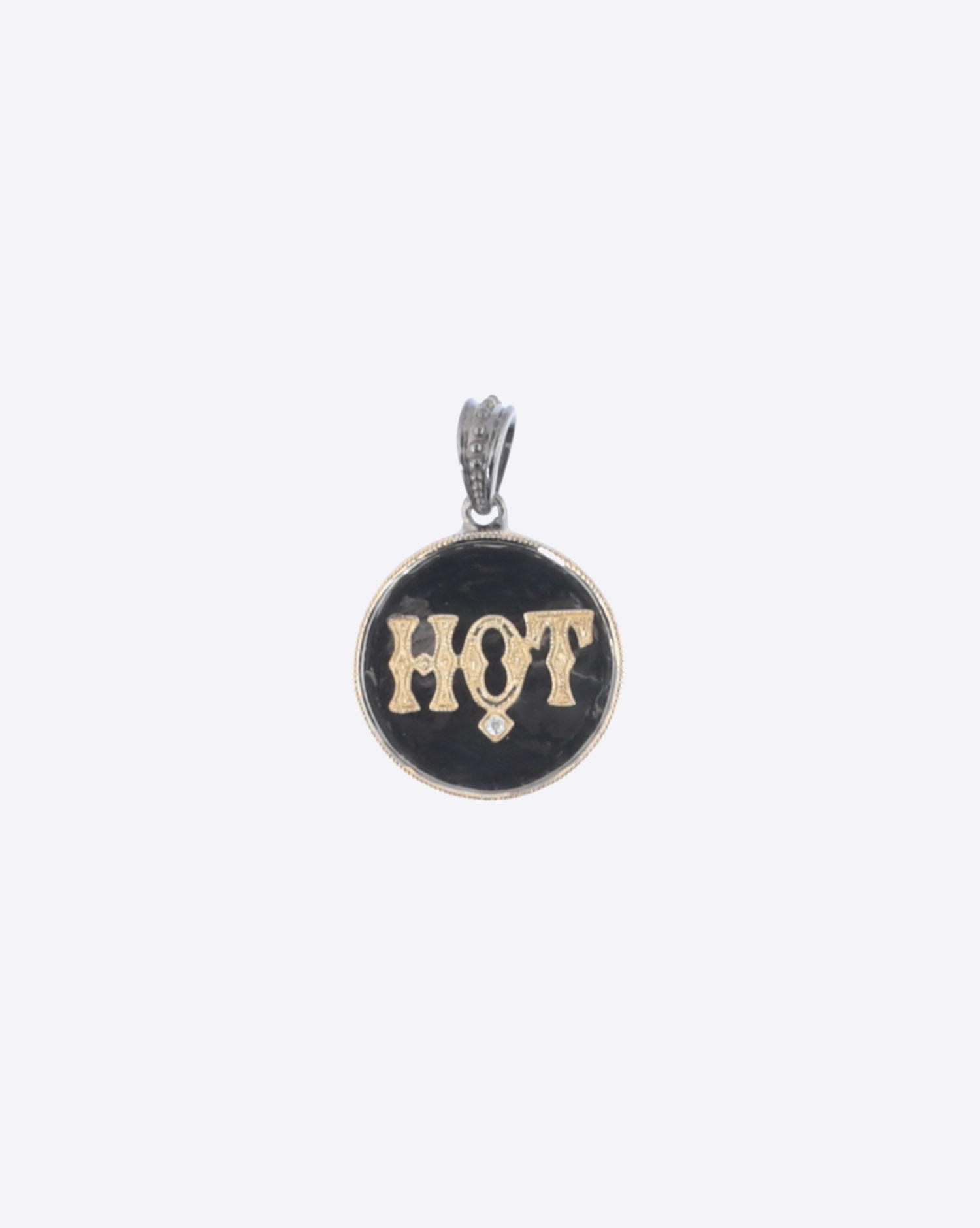 De Jaegher Pendentif Hot – Or Jaune Argent et Diamants Blancs