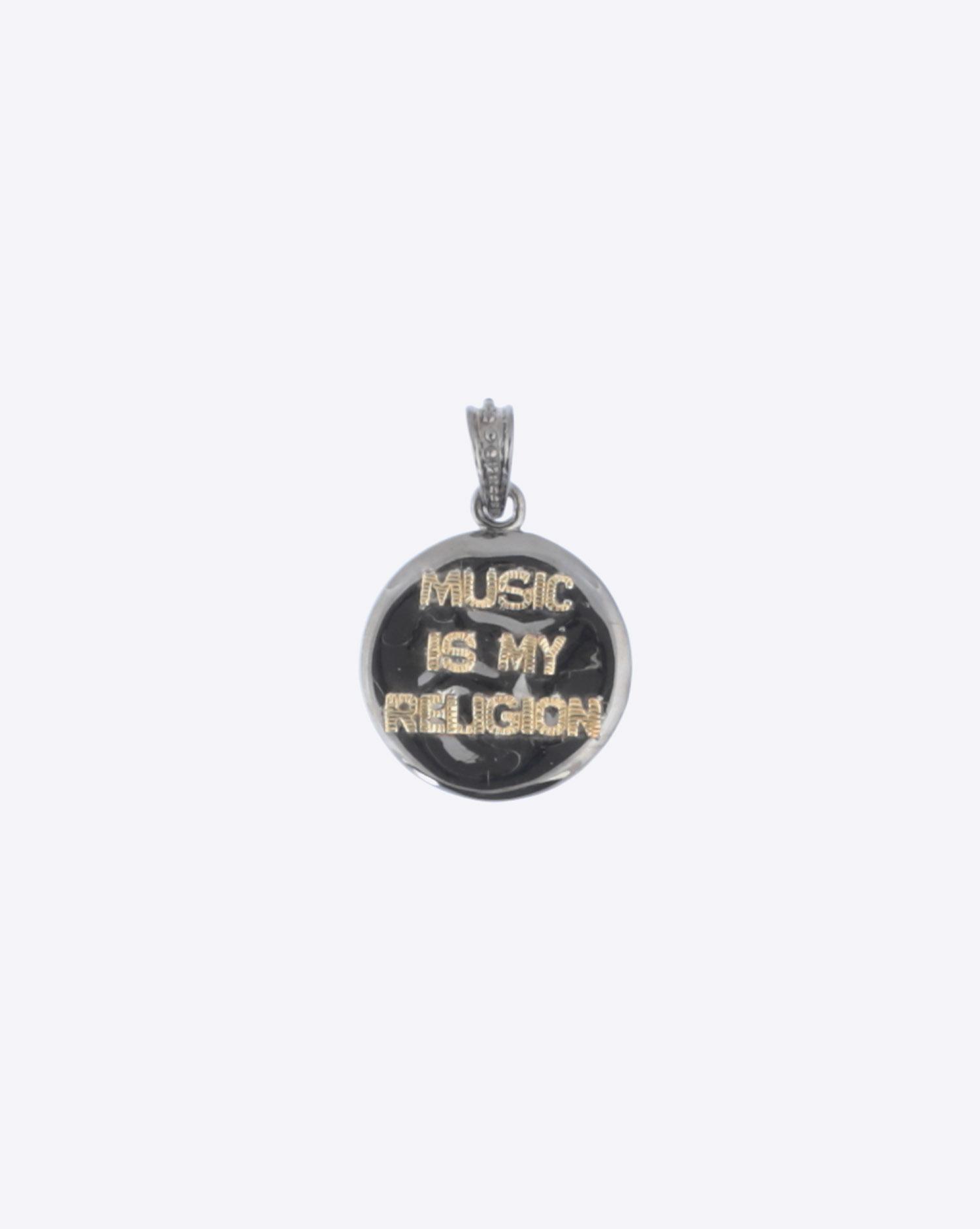 De Jaegher Pendentif Music – Or Jaune Argent