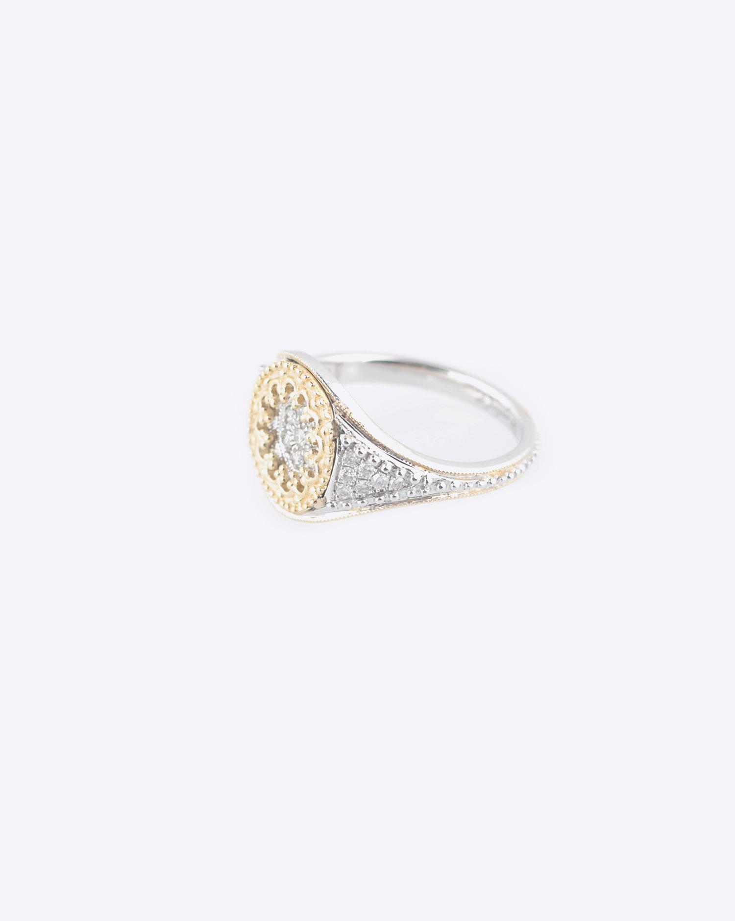 De Jaegher Ring Lovely - Or Jaune - Argent & Diamants Blancs