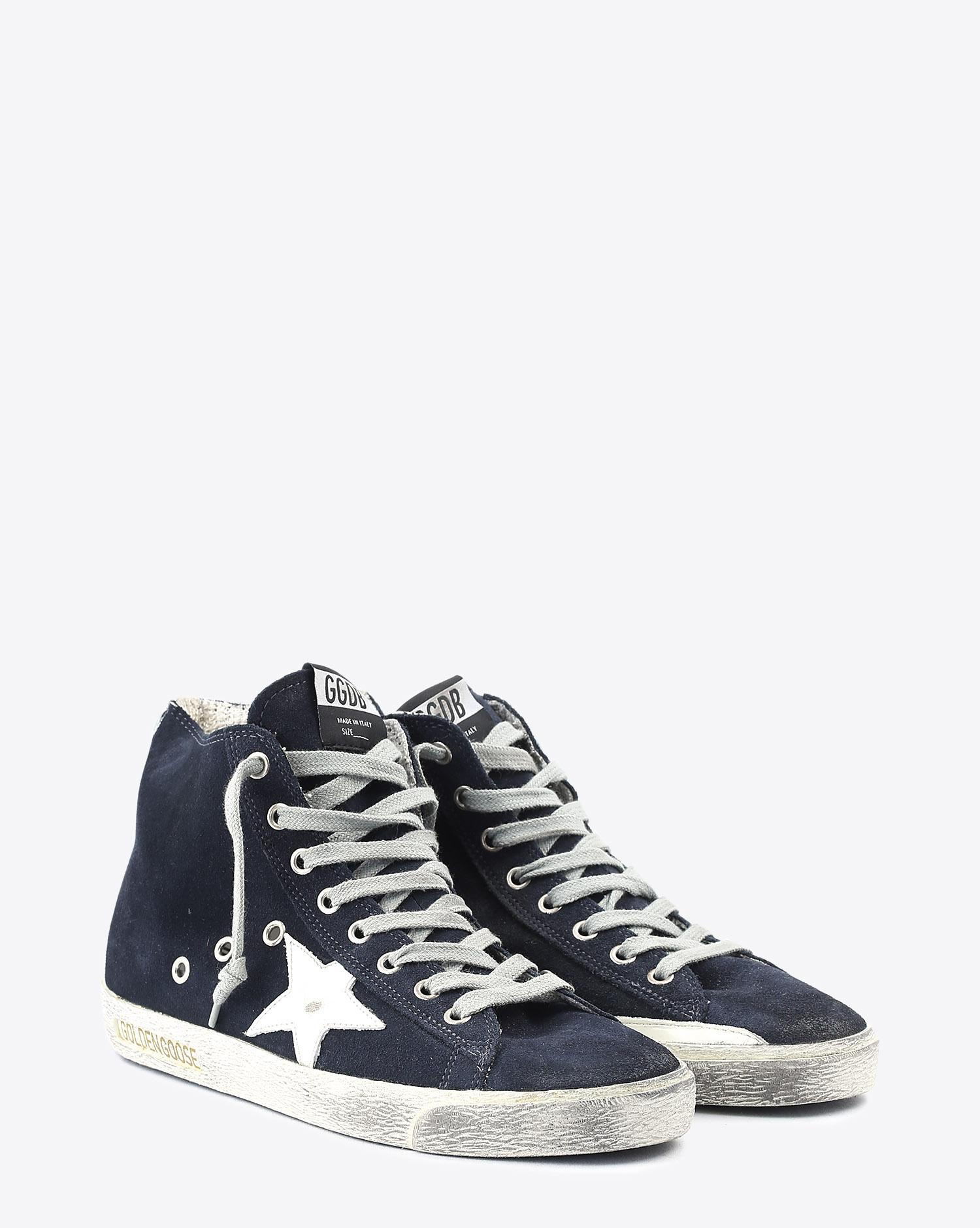 Golden Goose Femme Sneakers Francy – Bleu Nuit 50517