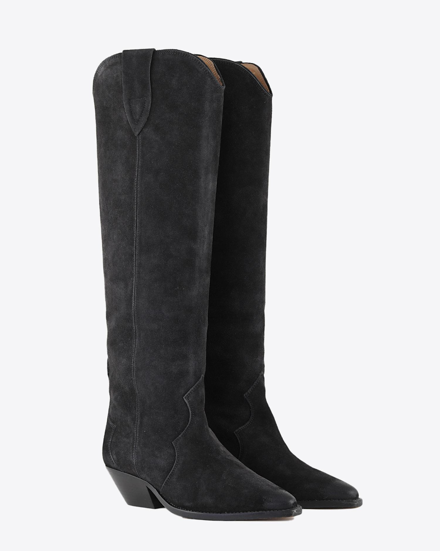 Isabel Marant Chaussures Botte DENVEE - Faded Black