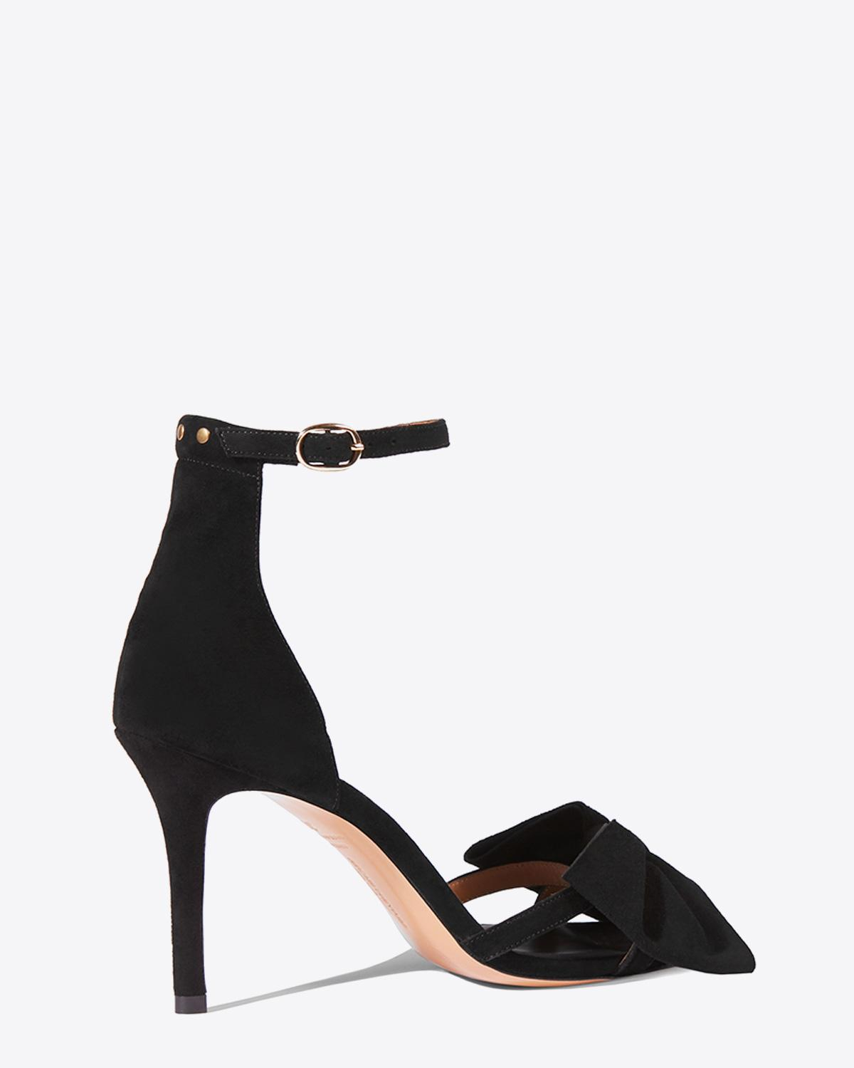 Jérôme Dreyfuss Chaussures Sandales Isabelle Velvet Goatskin Noir