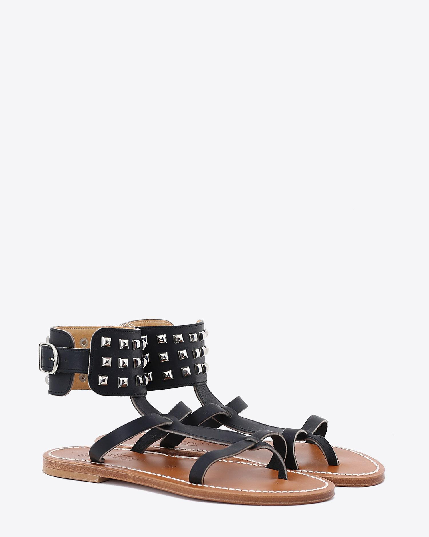K.Jacques Sandales Forban – Pul Noir Bcl Argent
