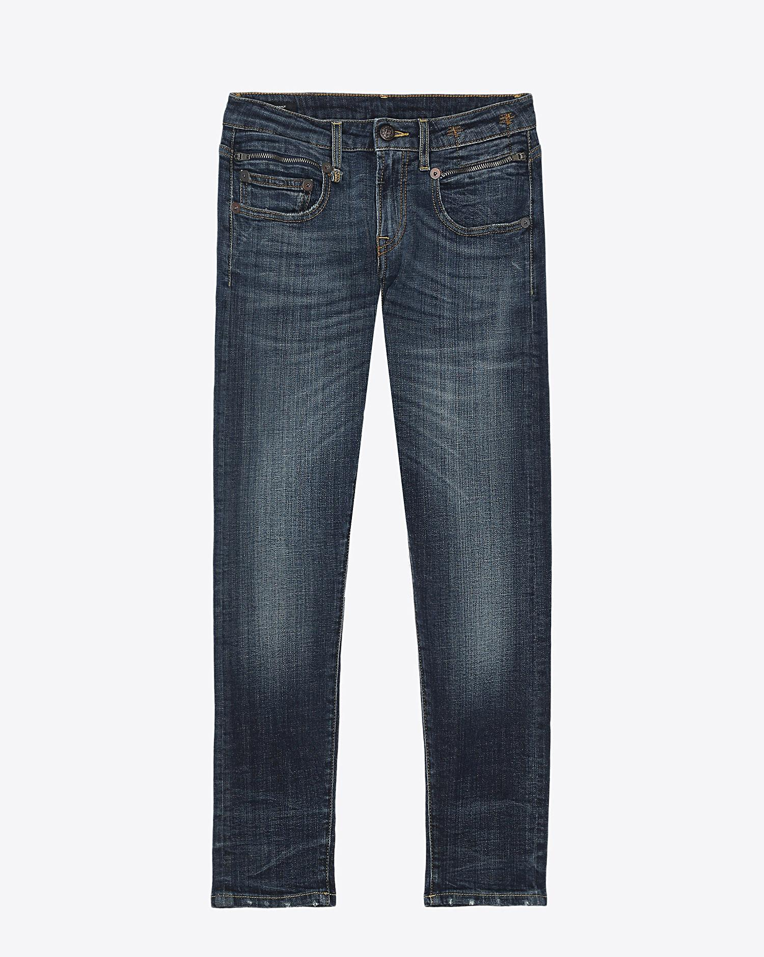 R13 Biker Boy - Howell Indigo