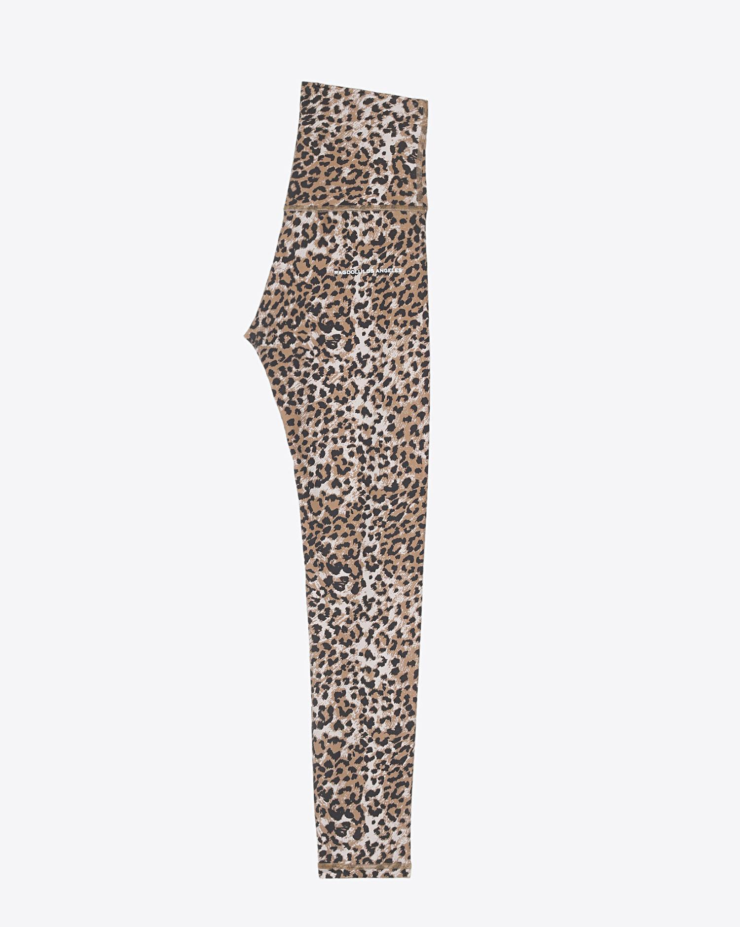 Ragdoll LA Work Out Leggings – Brown Leopard