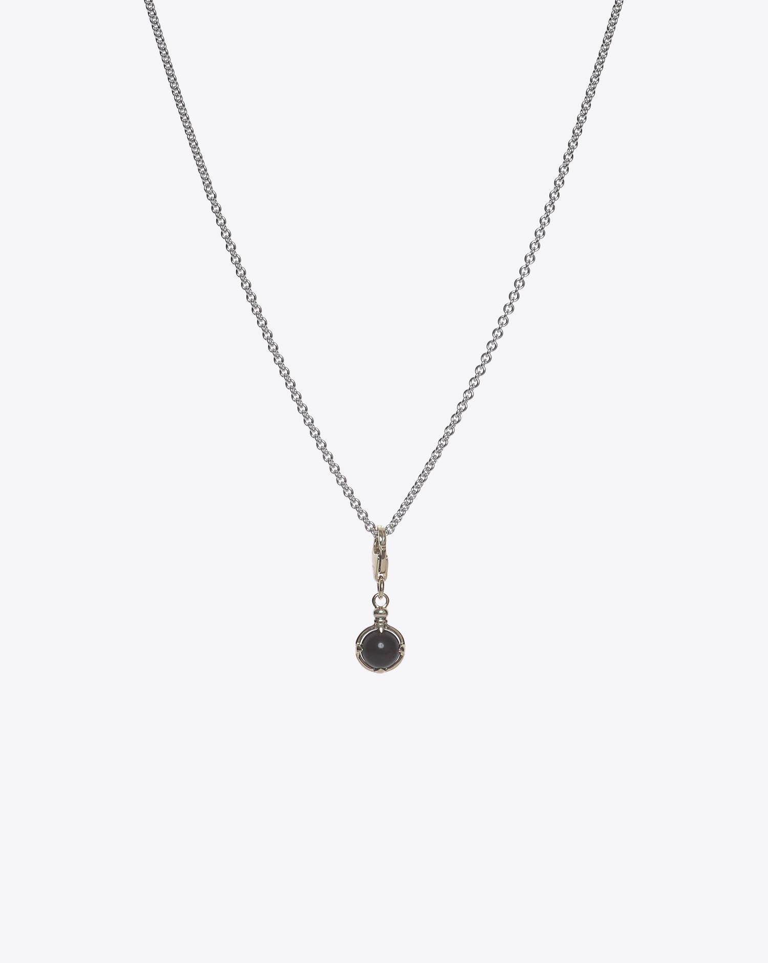 Tom Wood Snowball Onyx Charm - Gold  
