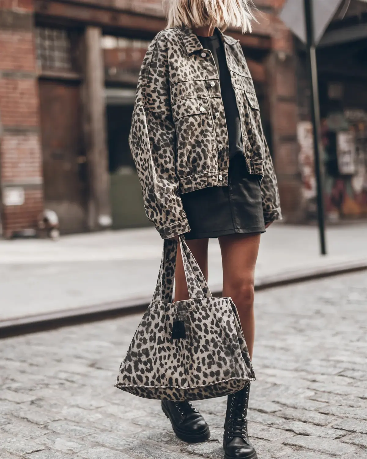 Mikuta Sac Toile – Léopard
