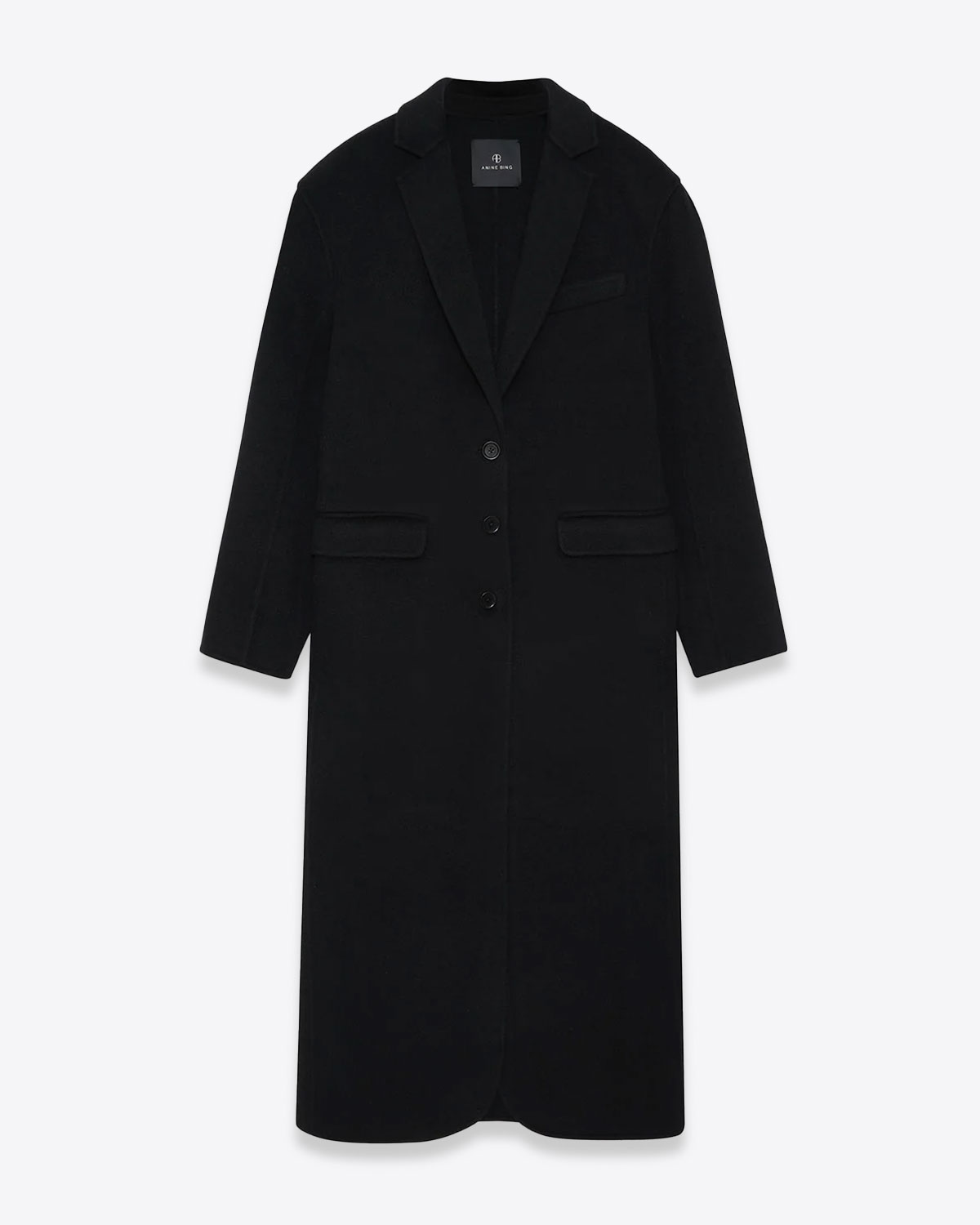 Anine Bing Manteau Quinn Cachemire – Noir