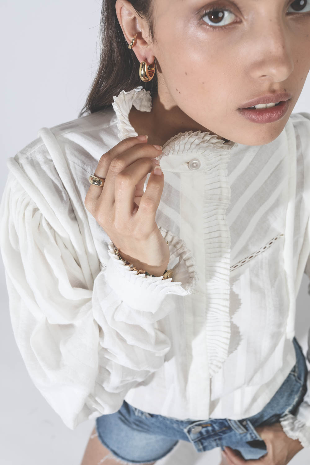 Tom Wood Ear Cuff Slim – Gold