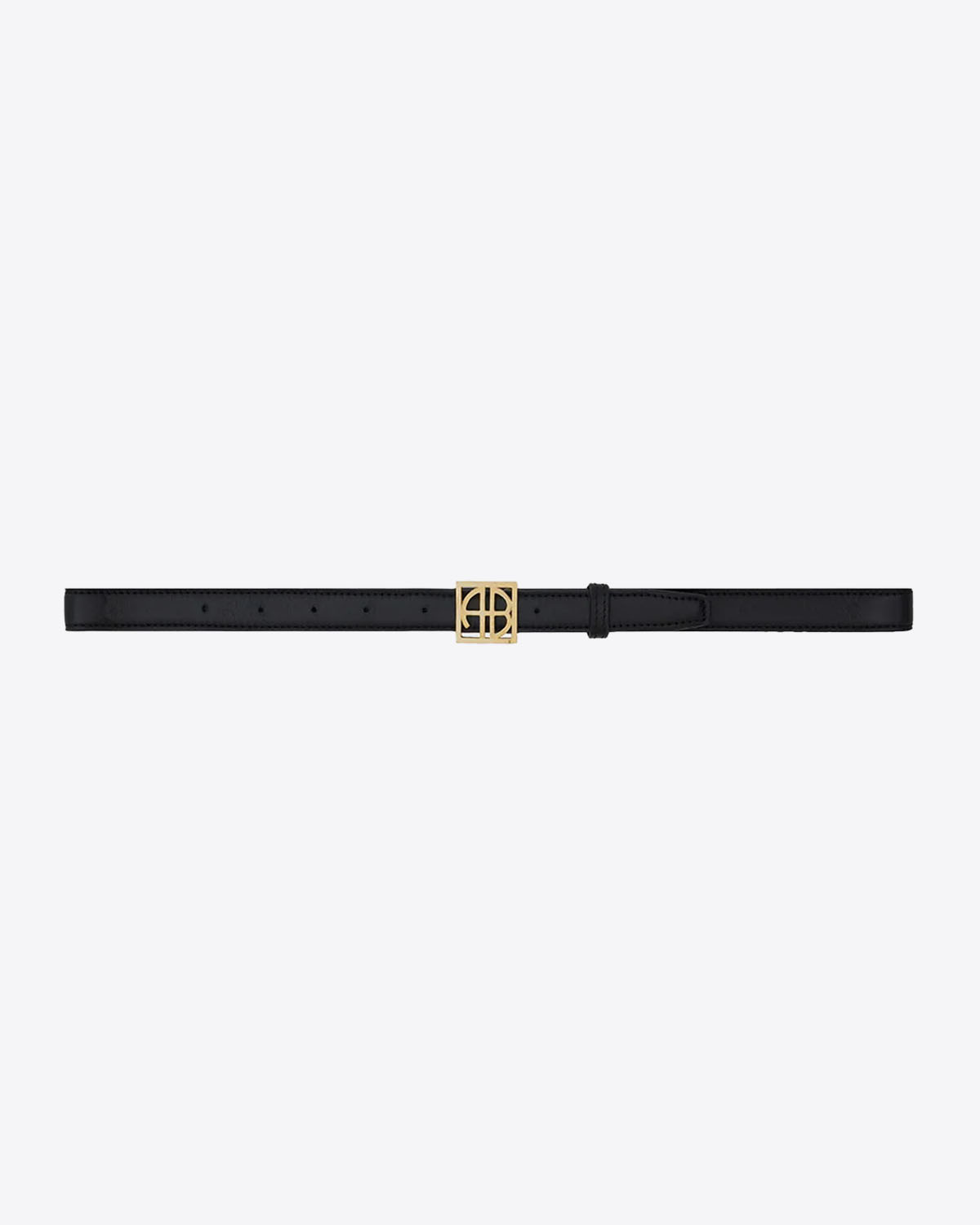 Anine Bing Ceinture Monogram AB – Noir