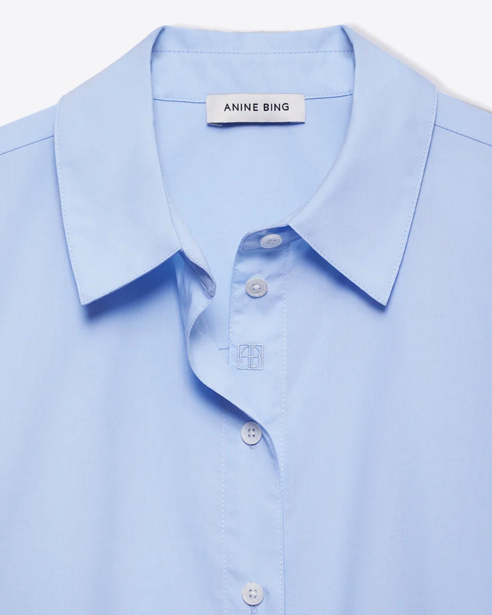 Anine Bing Chemise Essie – Bleu Clair