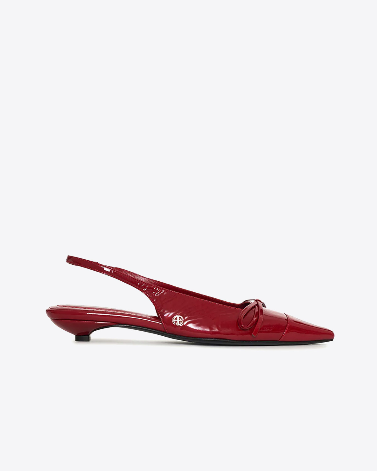 Anine Bing Ballerines Slingback Heels Zoey – Rouge