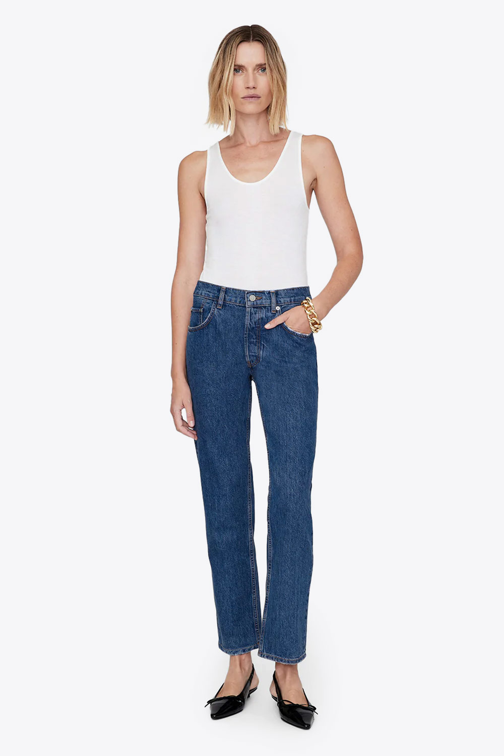 Anine Bing Jean Kate – Clean Indigo