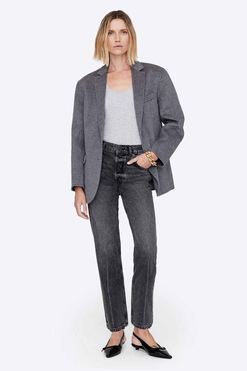 Anine Bing Jean Kate – Steel Gris