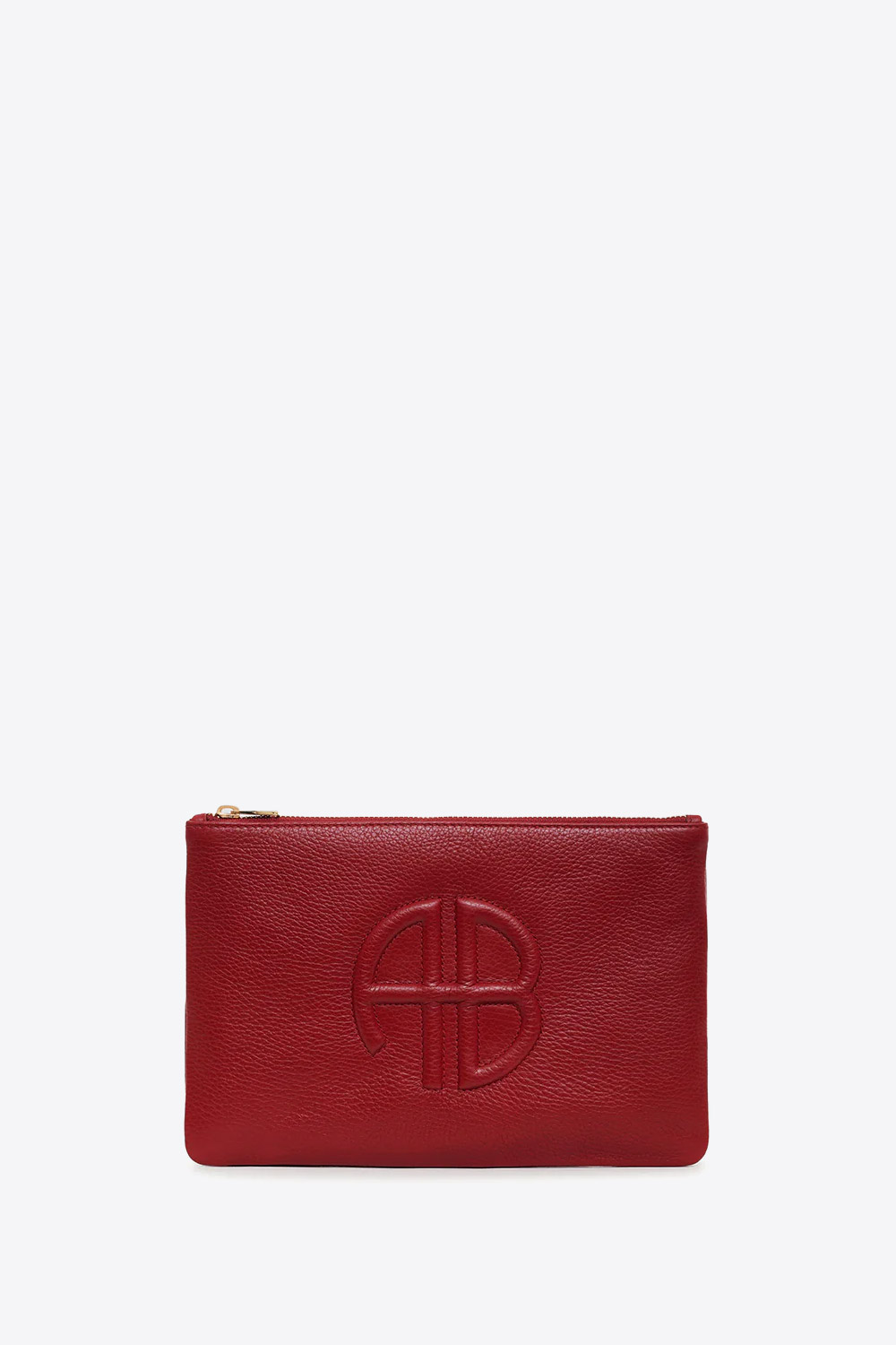 Anine Bing Pochette Lili – Rouge Grainé