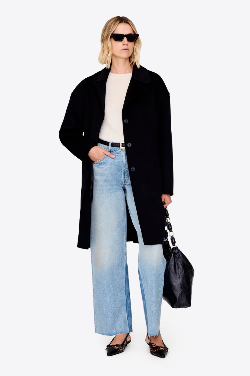 Anine Bing Manteau Portia – Noir