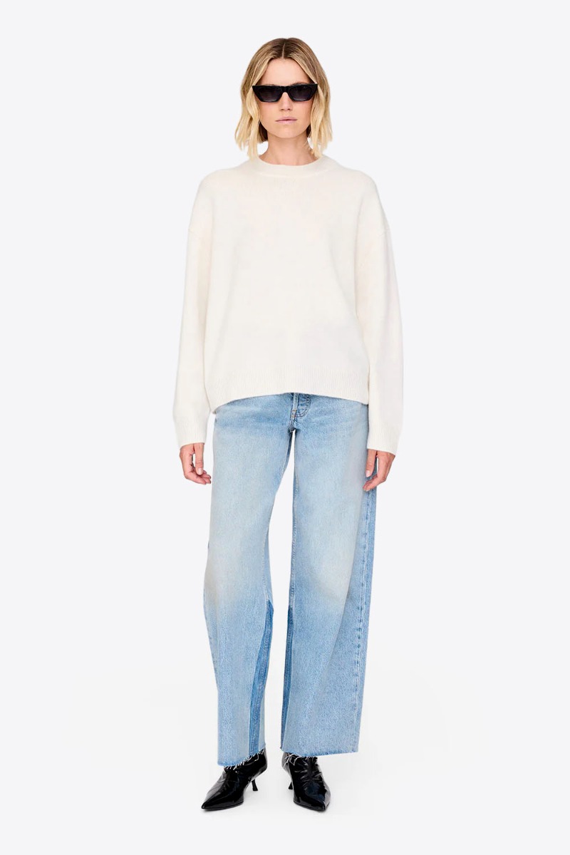 Anine Bing Pull Lee Crew – Crème