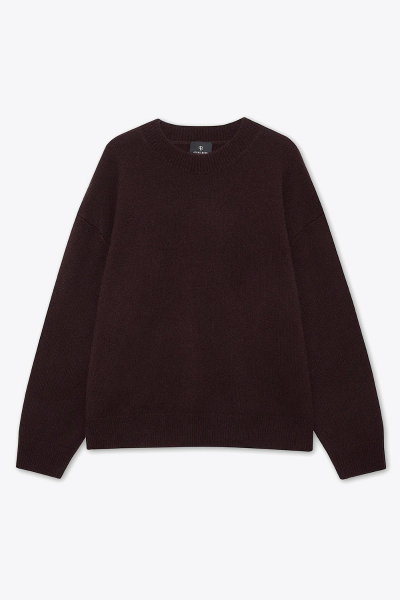 Anine Bing Pull Lee Crew – Deep Marron