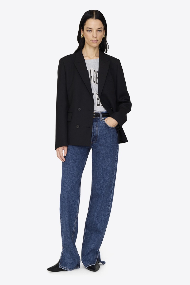 Anine Bing Blazer Evalyn – Noir
