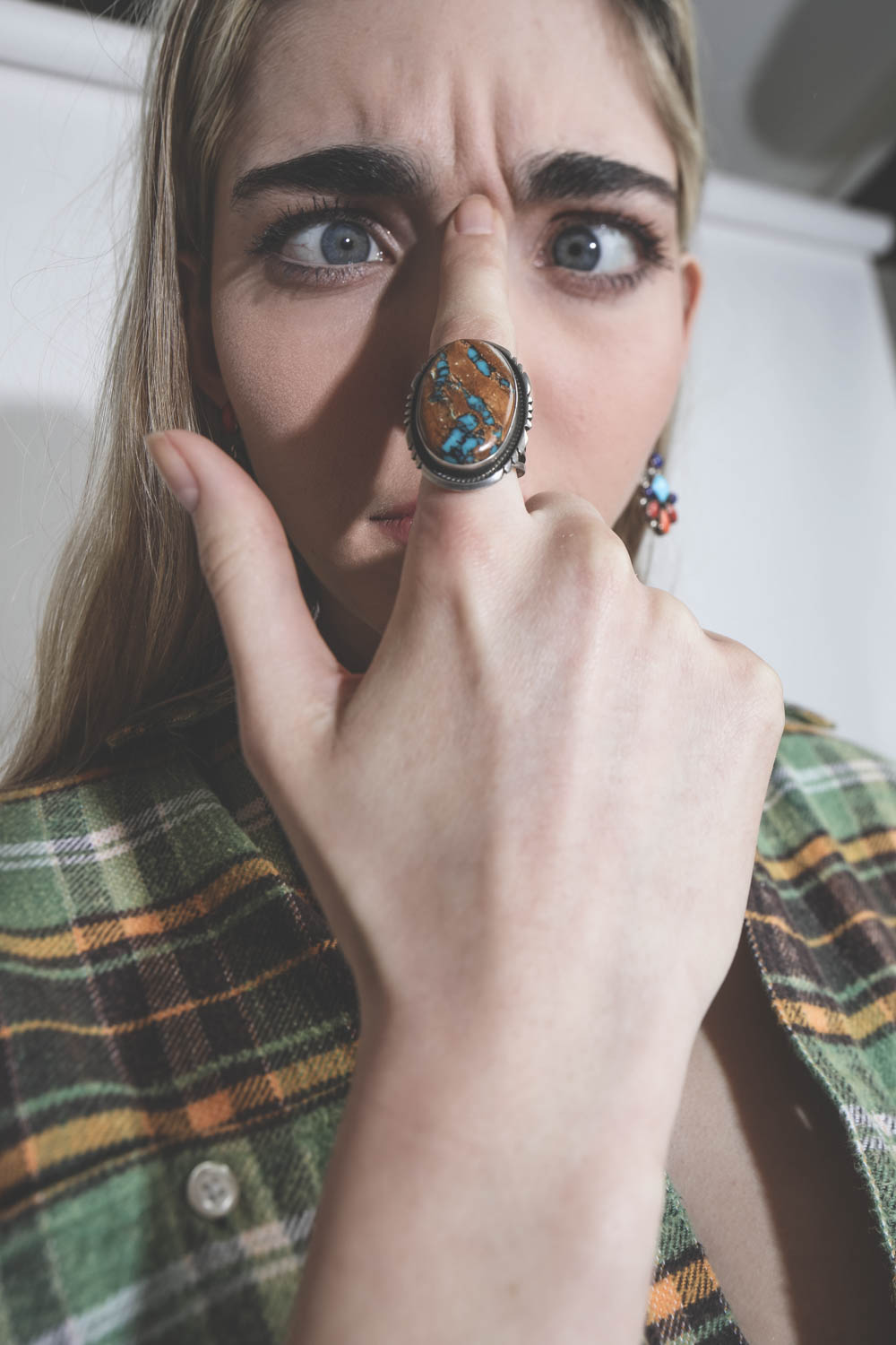 Harpo Bague Kingman Boulder – Brown Turquoise