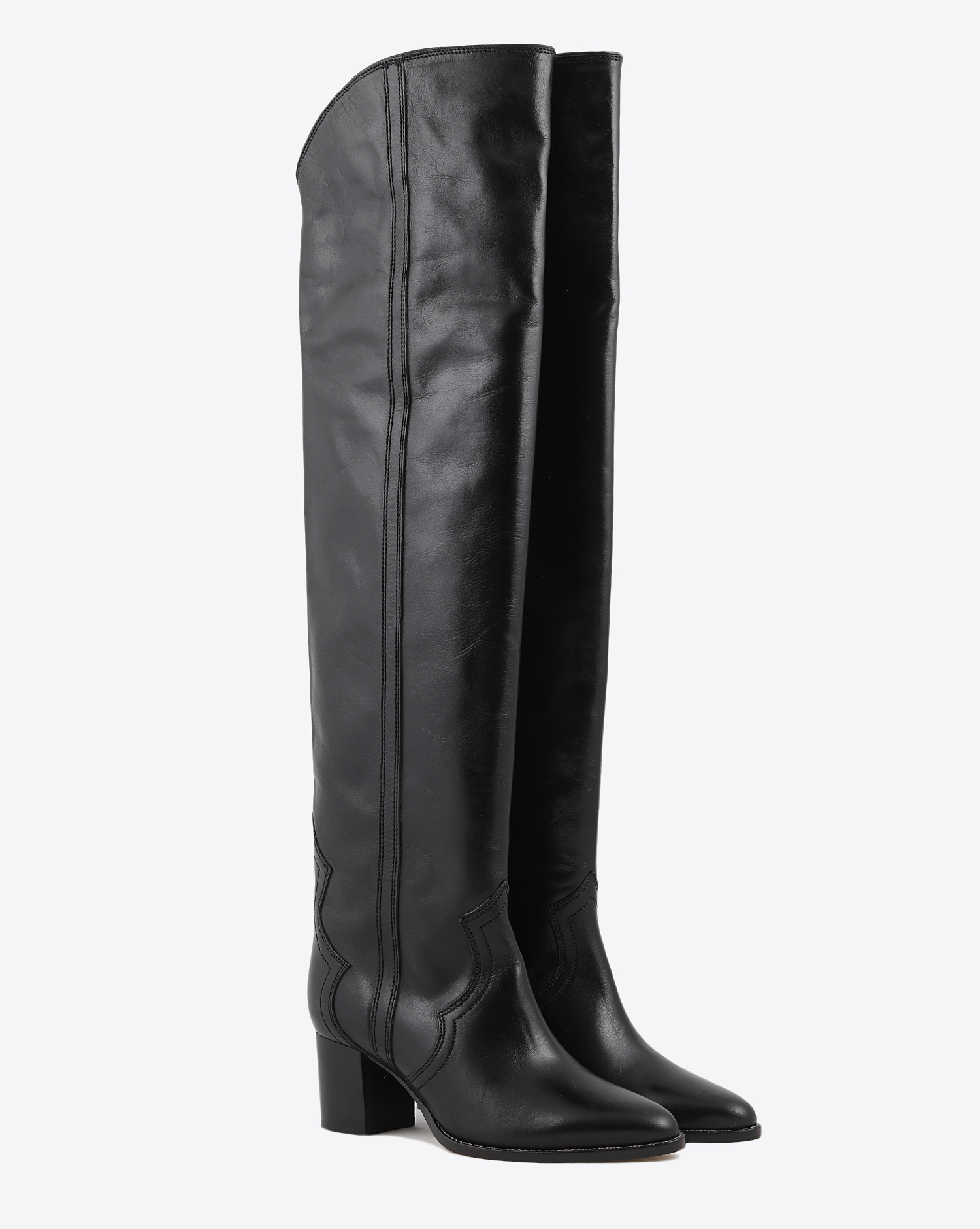 Isabel Marant Chaussures Cuissardes Remine - Black