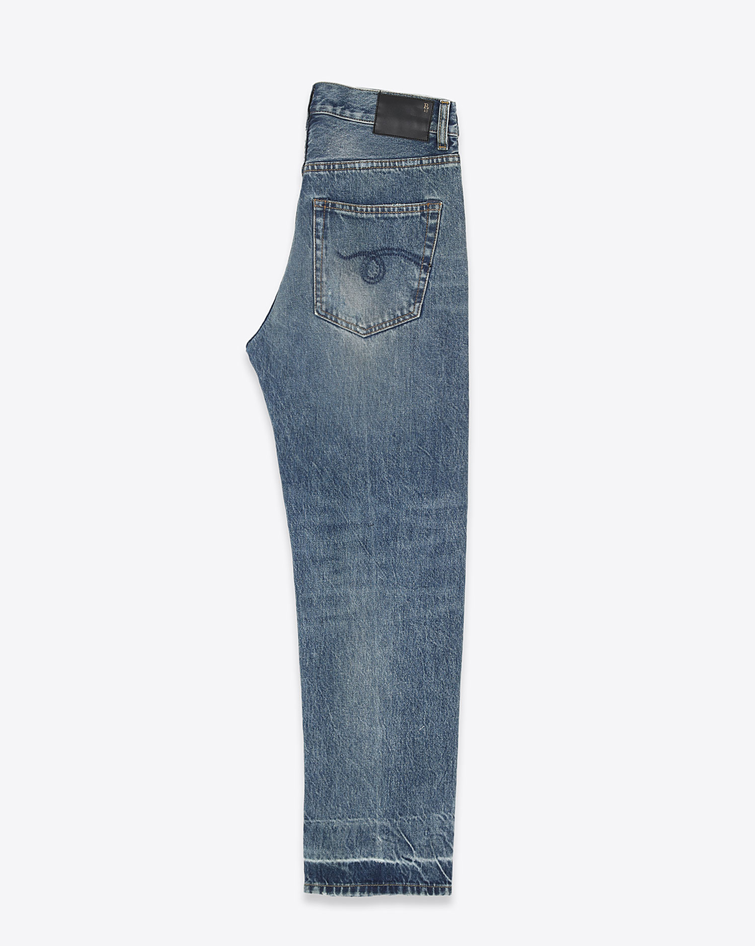 R13 Boyfriend Jean - Jasper W/Let Down Hem