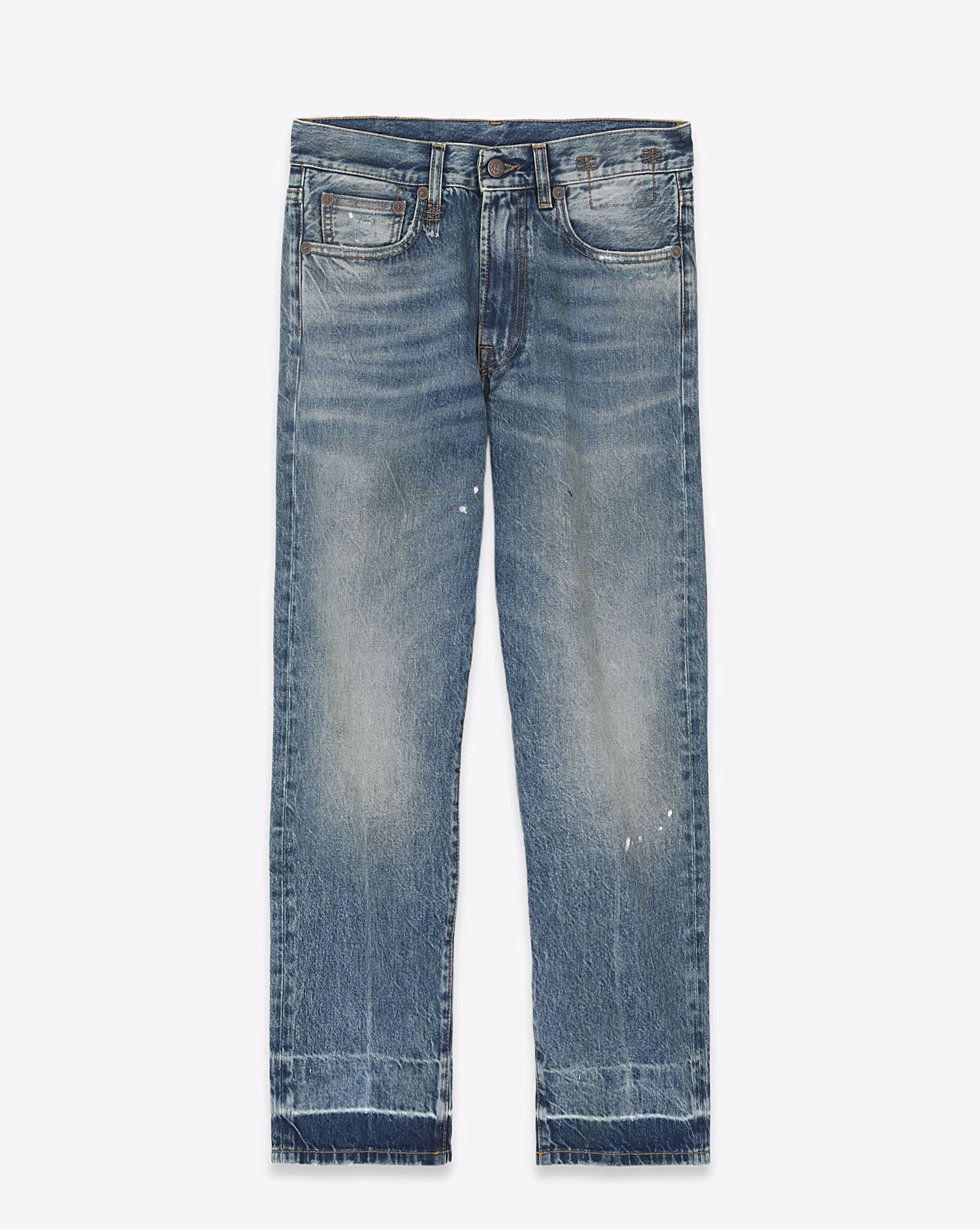 R13 Boyfriend Jean - Jasper W/Let Down Hem