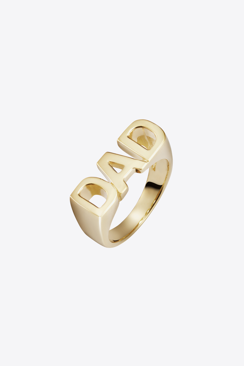 Maria Black Unisexe Bague Dad – Plaqué Or
