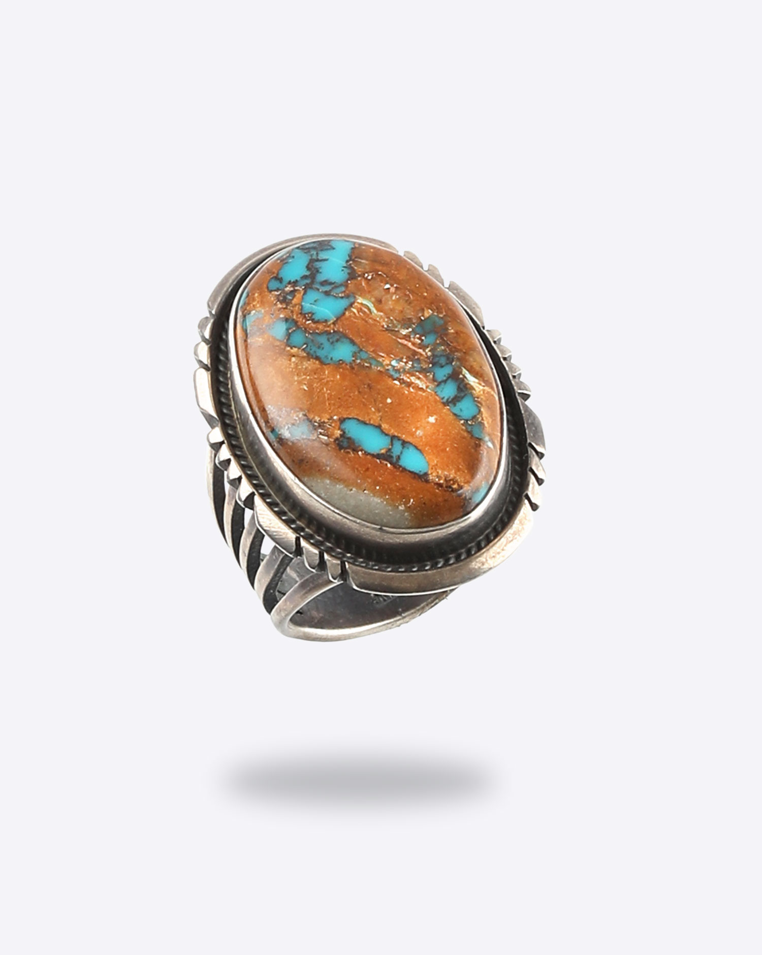 Harpo Bague Kingman Boulder – Brown Turquoise