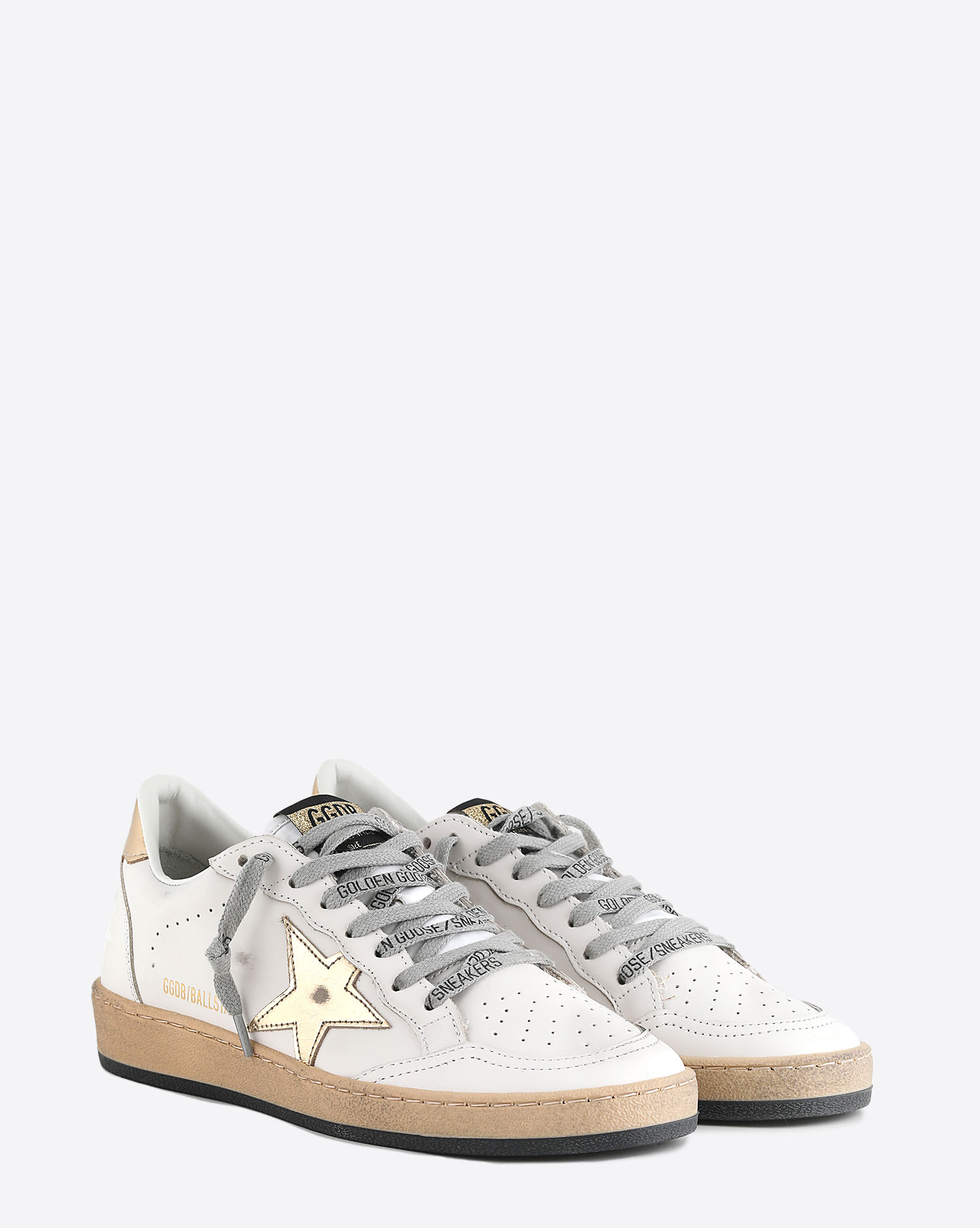 Golden Goose Femme Sneakers Ball Star – Milk Gold 80608