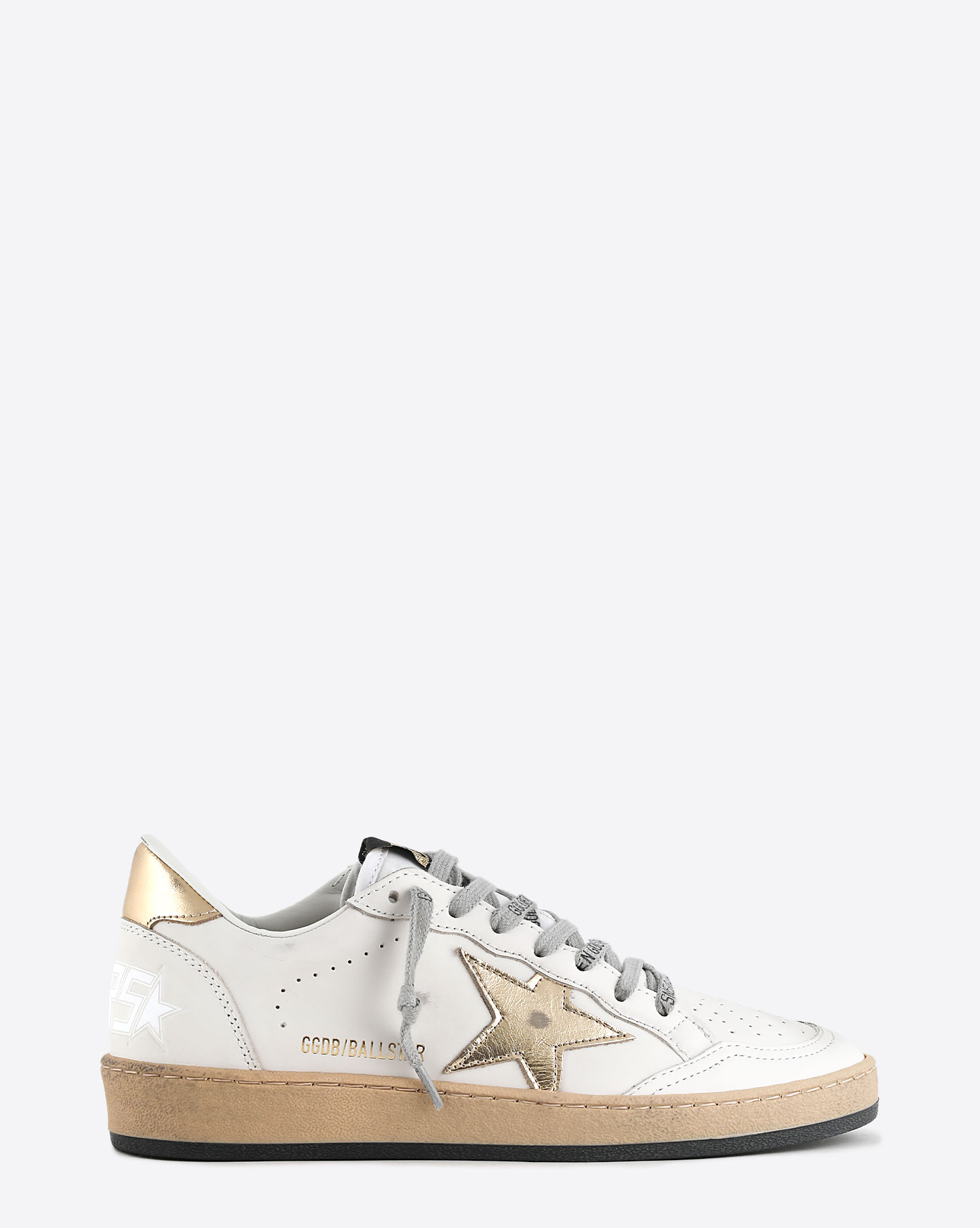 Golden Goose Femme Sneakers Ball Star – Milk Gold 80608