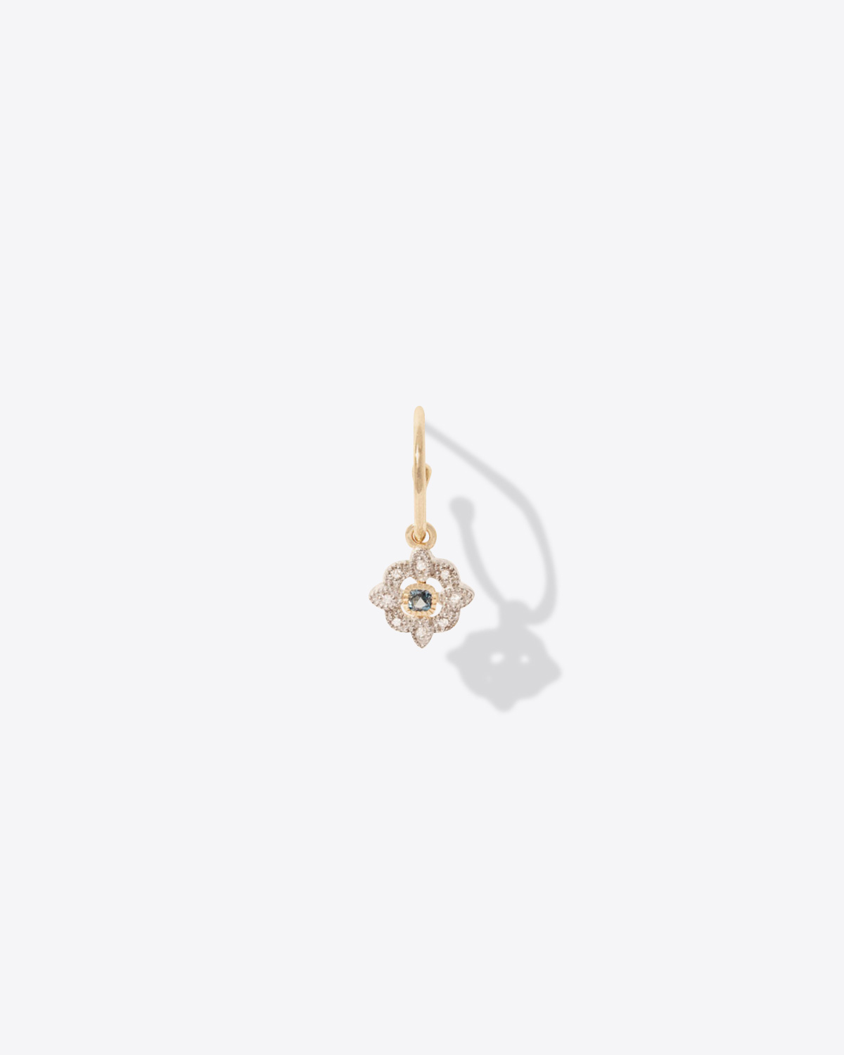 Pascale Monvoisin Boucle d'Oreille Bettina – London Bleu Topaz