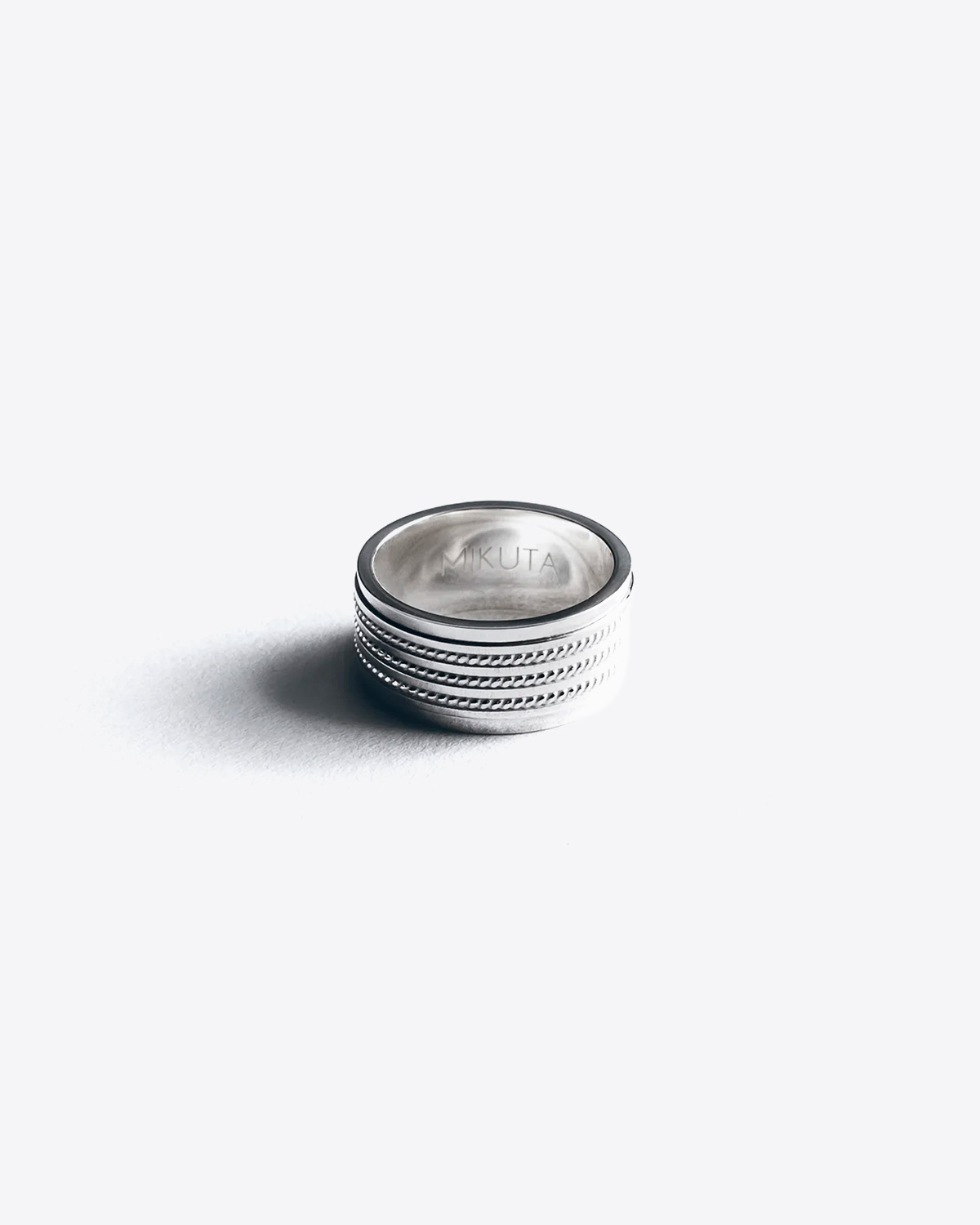 Mikuta Bague Tressée – Argent