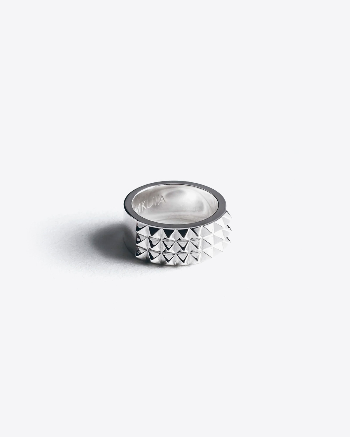 Mikuta Bague Clous – Argent