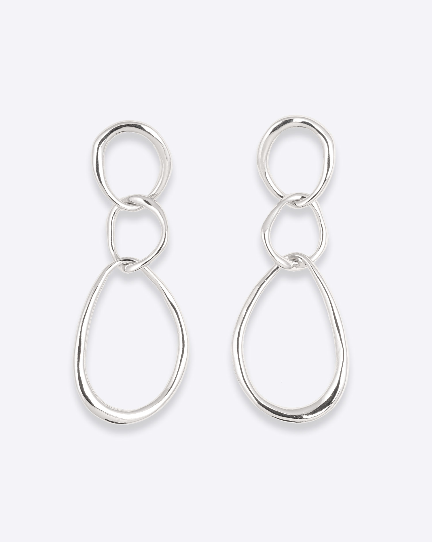 Isabel Marant Boucles d'Oreilles Pleasant Doubles – Métal Argenté