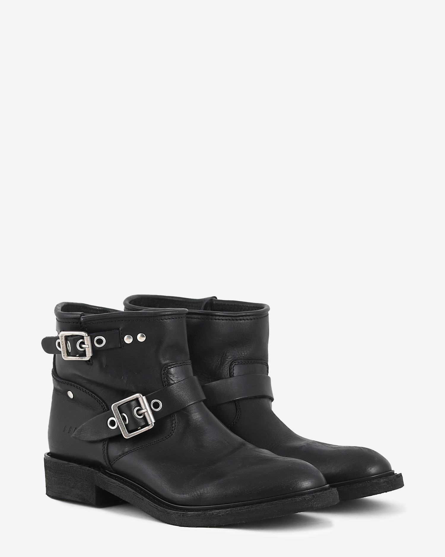 Golden Goose Femme Boots Biker – Noir