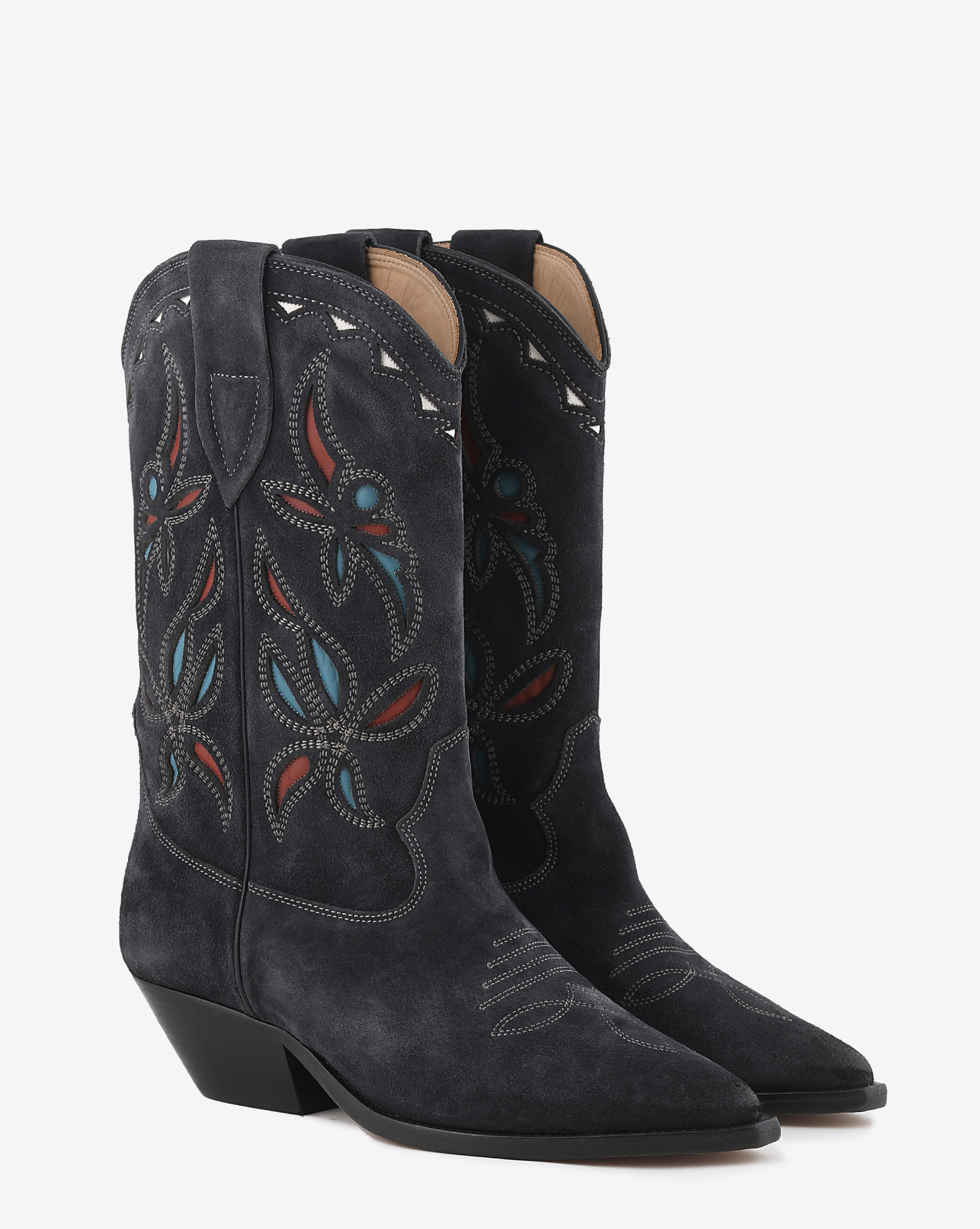 Isabel Marant Chaussures Boots Duerto Broderie – Noir