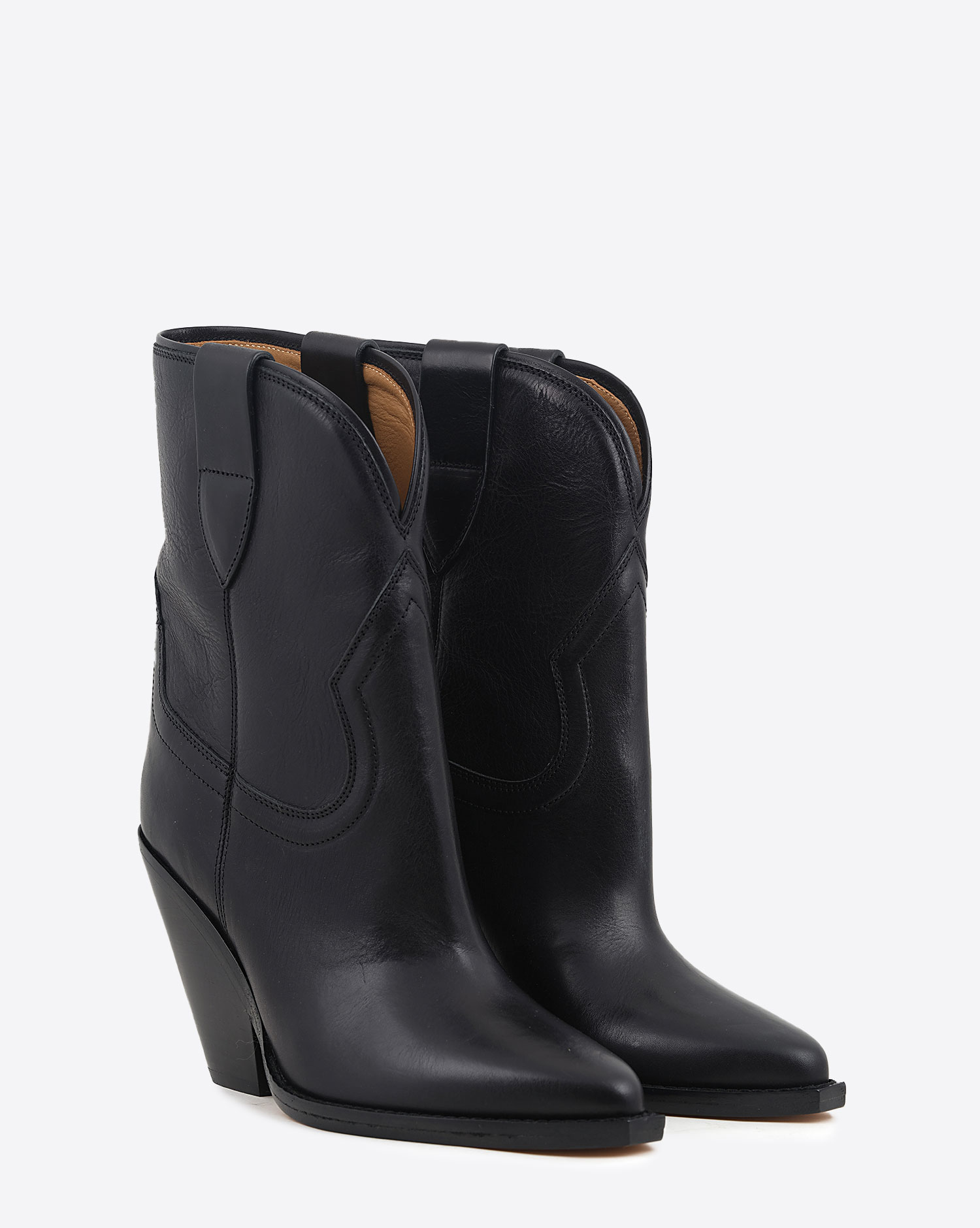 Isabel Marant Boots Leyane Cuir – Noir