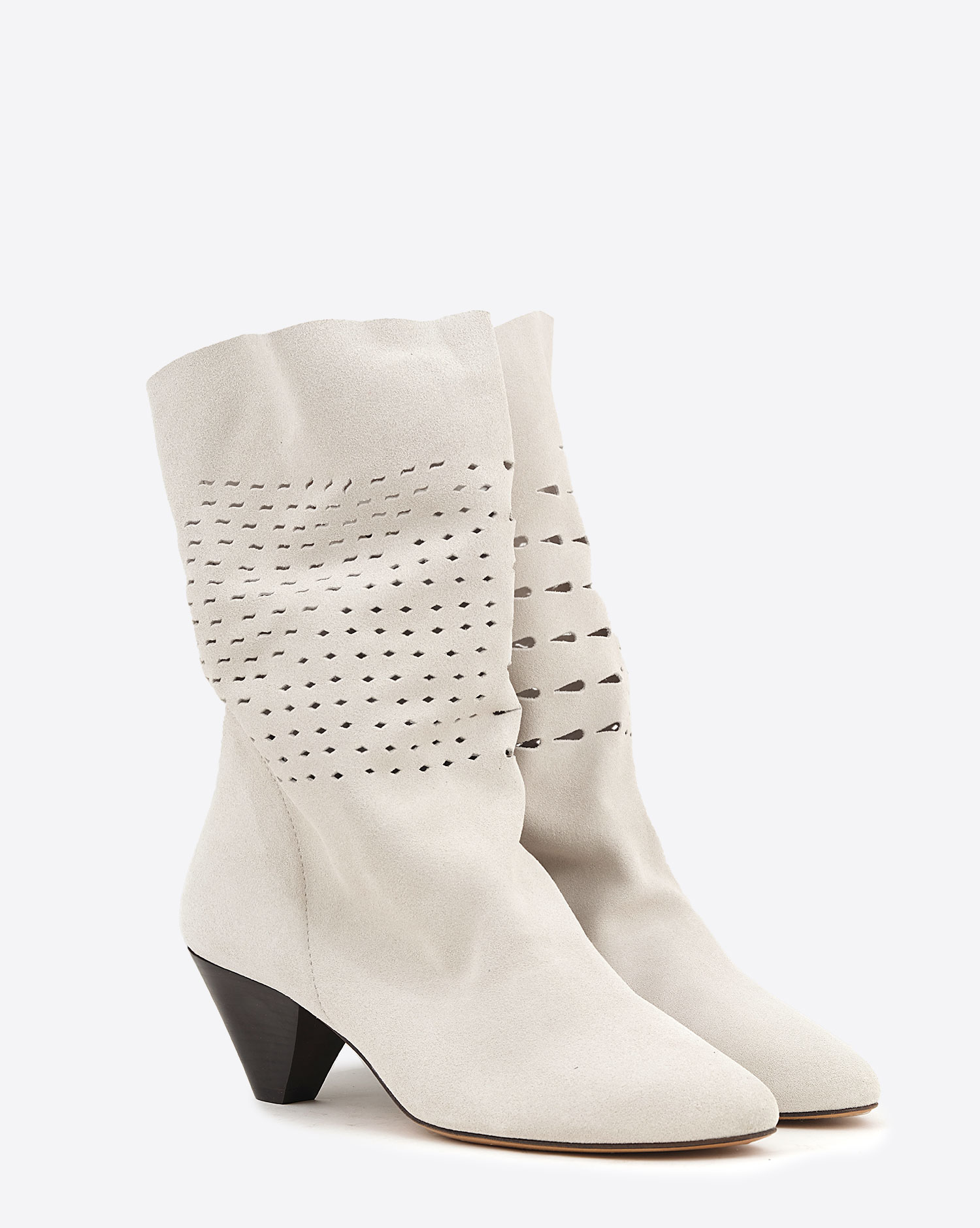 Isabel Marant Boots Reachi Perforées – Craie